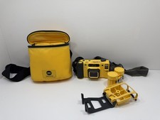 Minolta Weathermatic Dual 35 Point  Shoot 35mm Film Camera w/ Case  Cannister