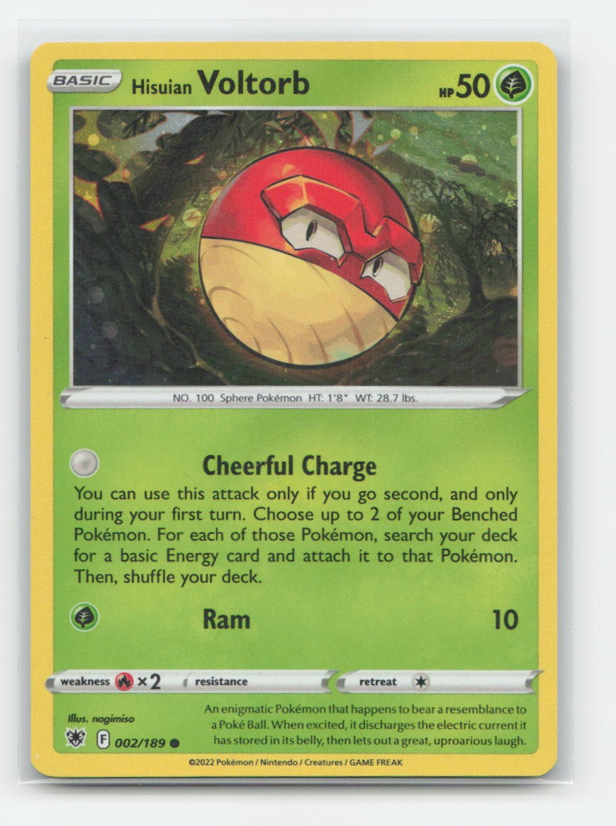 Hisuian Voltorb (Cosmos Holo) 2/189 - P PR - Pokemon NM