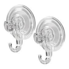 8 x Lever Suction Cup Hooks Extra Large 77mm Heavy Duty Hanger Kitchen Bathroom