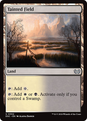 Tainted Field #302 (NM) - MTG - Duskmourn Commander Magic: the Gathering
