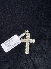 18kt Gold Vermeil/925 Sterling Silver White M...