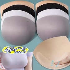 2PCS Women Bra Top Push Up Bra Pads Inserts Sponge Breast Enhancers Bikini Pads