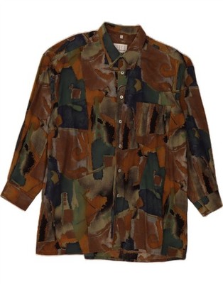 TONY. D Herren Hemd Abstraktes Muster Größe 17/43 XL Mehrfarbig BN17