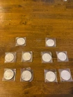 1 oz silver buffalo rounds lot of 10