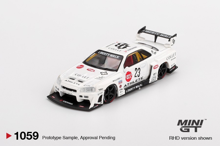 Mini GT 1:64 Nissan LB-ER34 Super Silhouette ATHLETE/COLLET