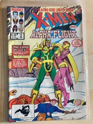 Marvel, US, X-Men And Alpha Flight Mini-Serie # 2, Jan 1985, Z 1-2