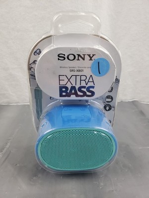 New SONY Bluetooth Wireless Speaker Extra Bass SRSXB01 Micro USB Water Resistant