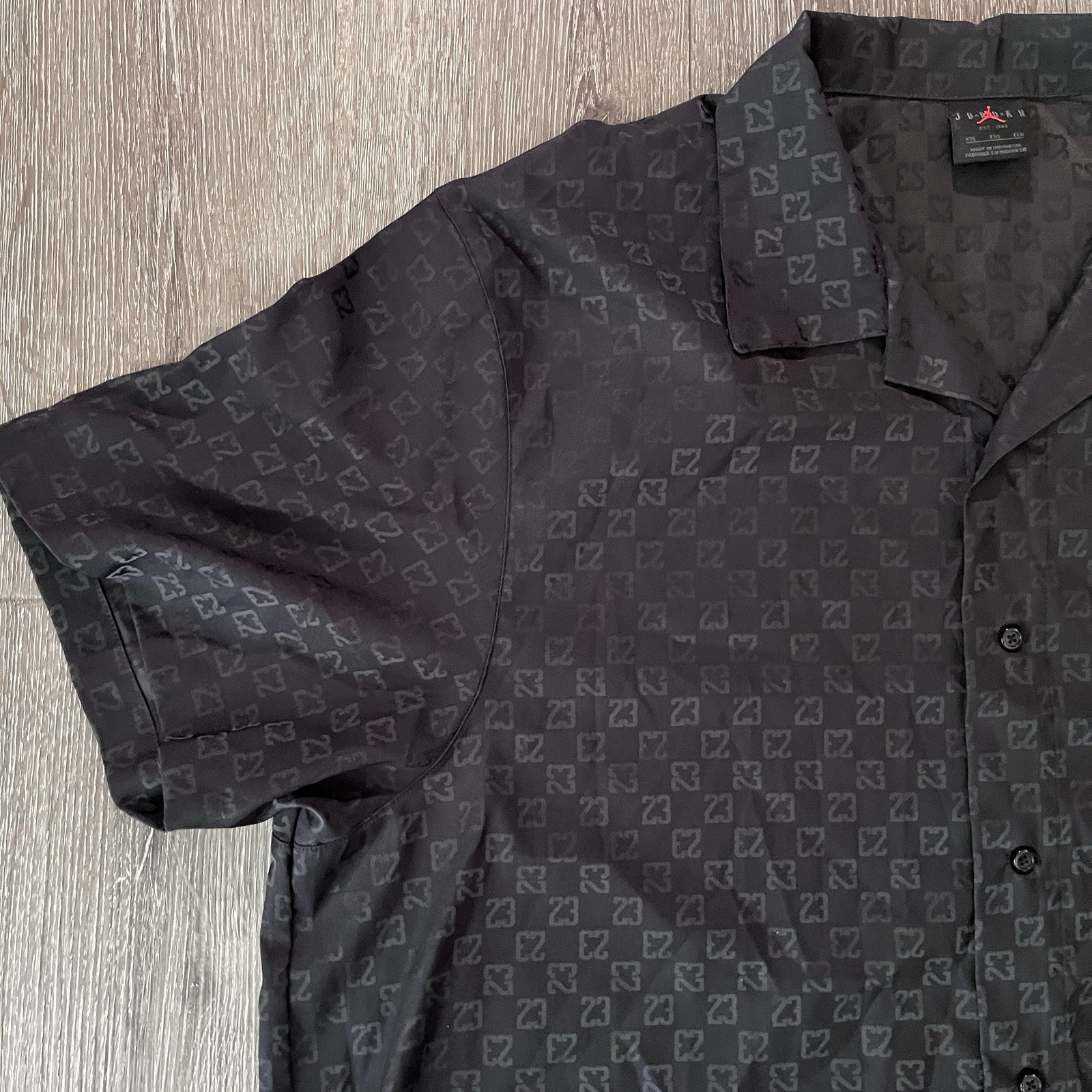 Jordan 23 Monogram Essentials Black Button-up Men… - image 3