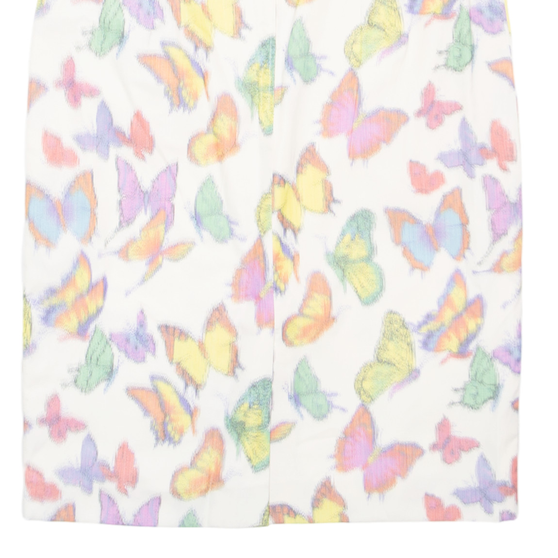 TULLO Womens Straight Skirt White Knee Length S - image 6