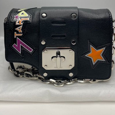 Versace Leather Rockstud Chain-Link Mini Bag - Preowned