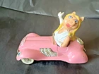 Vintage 1979 Corgi Miss Piggy in Pink Diecast Car Lovemobile Free Shipping