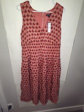 J-CREW - Hyacinth dress in block-print crepe de chine