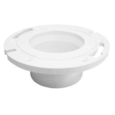 7-1/8 In. O.D. Plumbfit PVC Closet Toilet Flange W/Plastic Swivel Ring, Fits o