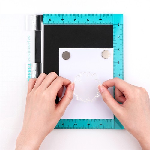 Stamping Tool Hinged Stamping Platform Stamp Positioner For Clear Stamps Craft - Picture 5 of 12