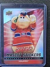 2025-26 Upper Deck MVP #MS-14 Youppi Mascot Stickers