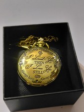"To My Husband" Love You Pocket Watch with Chain Xmas Valentine Gift for Husband