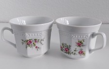 Mitterteich Bavaria Germany Porzellan,Blumenranke, 2 Stück