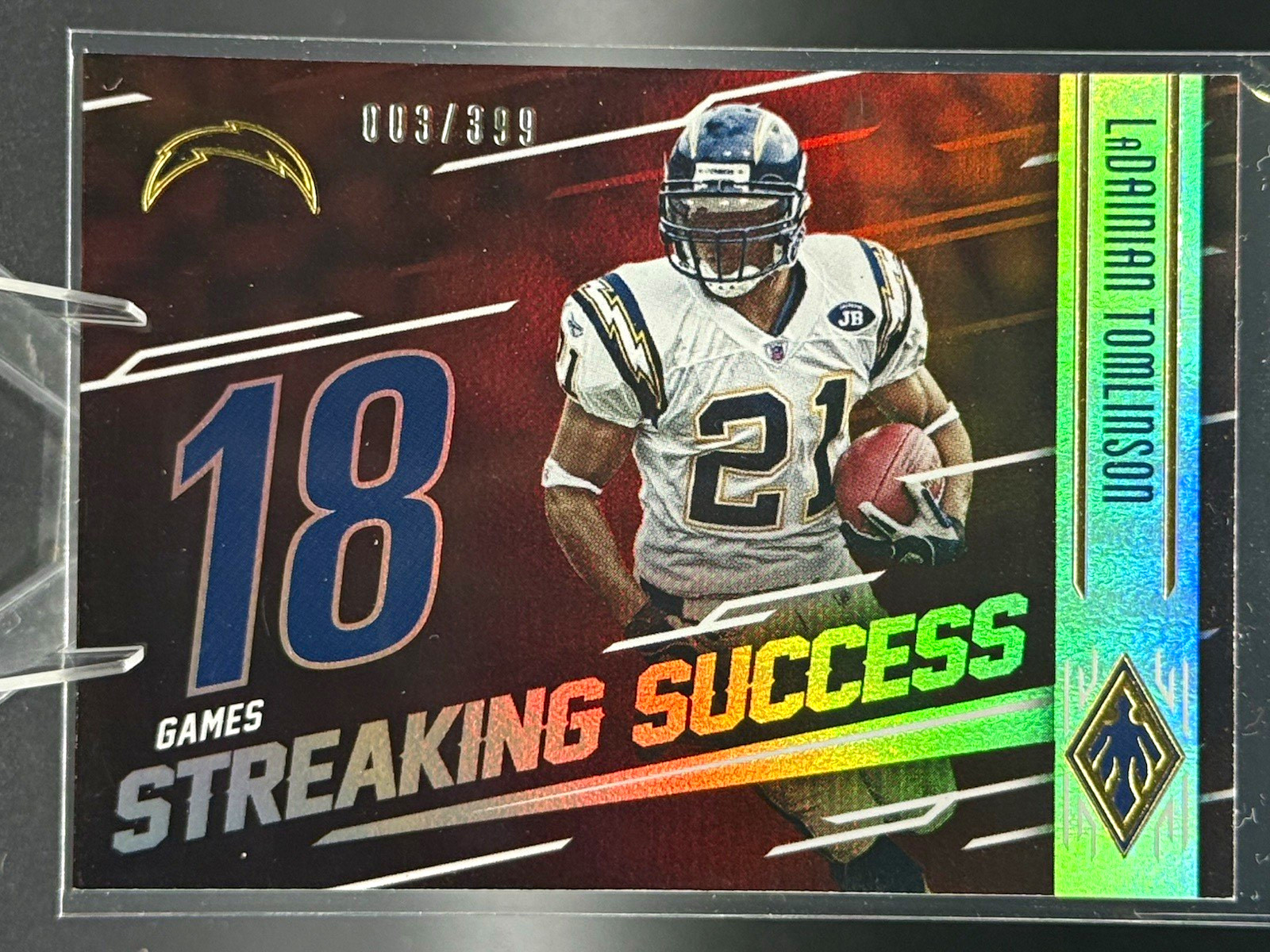 2016 Panini Phoenix LaDainian Tomlinson #SS-LD Streaking Success Red /399 