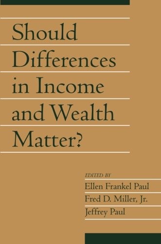 Should Differences in Income and Wealth Matter?. Paul<|