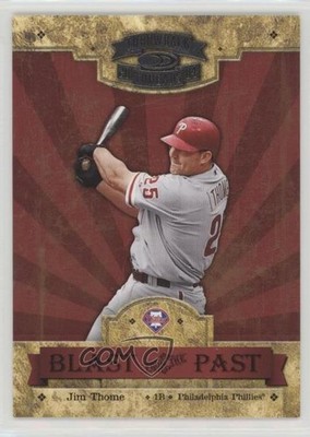 2004 Donruss Throwback Threads Blast from the Past 270/1500 Jim Thome HOF 0a6