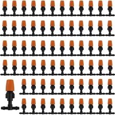 GXXMEI 124PCS/Set Irrigation Dripper Adjustable Drip Sprinkler... 