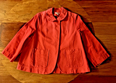 Hache Red Jacket Or Blazer Size 42 New With Tag Orig $625