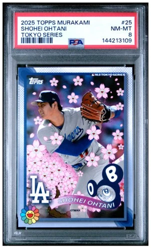 2025 Topps World Tour Tokyo Series Takashi Murakami Shohei Ohtani #25 PSA 8 109