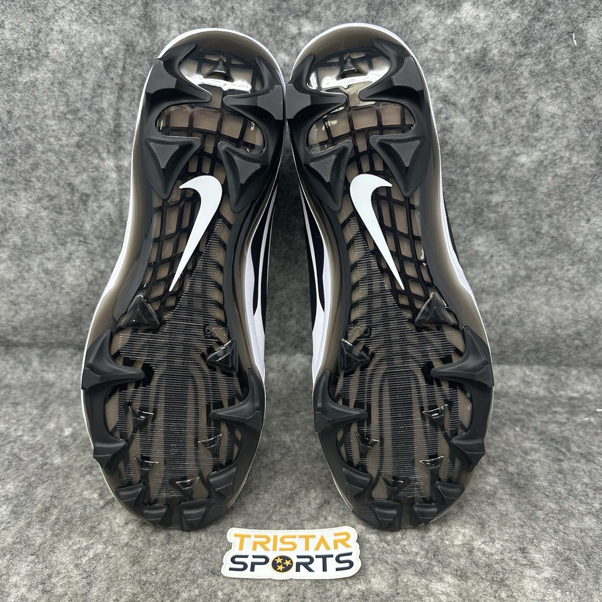 Nike Alpha Menace Strong Football Cleats Mens Size 14 White Black