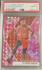 2019-20 Panini Mosaic - Rookies De'Andre Hunter #239 Pink Camo Prizm (RC) PSA 10