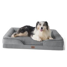 Bedsure XL Orthopedic Dog Bed for Extra Large Dogs - 42"l X 32"w X 6.5"th Grey