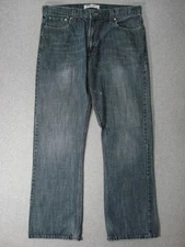 TF03413 2014 **LEVI'S** 527 BOOT CUT JEANS  (msr 36"x35") DARK BLUE