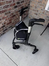 HOMLAND 3-Wheel Walker for Seniors FSA/HSA Eligible, Foldable Wheeled Rollator