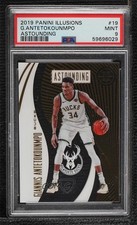 2019-20 Panini Illusions Astounding Giannis Antetokounmpo #19 PSA 9 MINT 02ez
