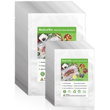 Chamber Vacuum Sealer Bags 200PCS 8"X12" 12"X14",Heavy Duty Pre-Cut Vacuum Ch...