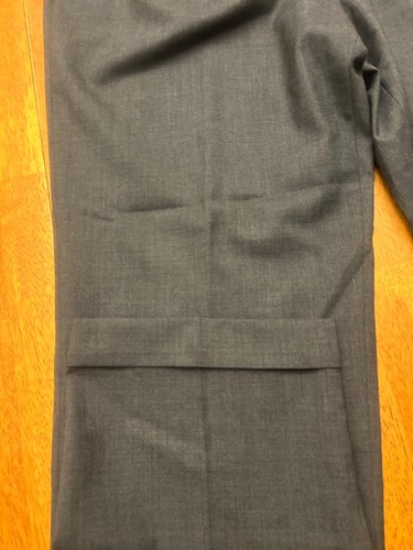 Lauren Ralph Lauren Hose Herren 40x32 Grau Wolle Total Comfort Bundfaltenhose - Bild 2 von 7