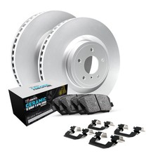 R1 Concepts WJTH1-20016 2-Wheel Set Brake Disc and Pad Kits Front for Jaguar XE