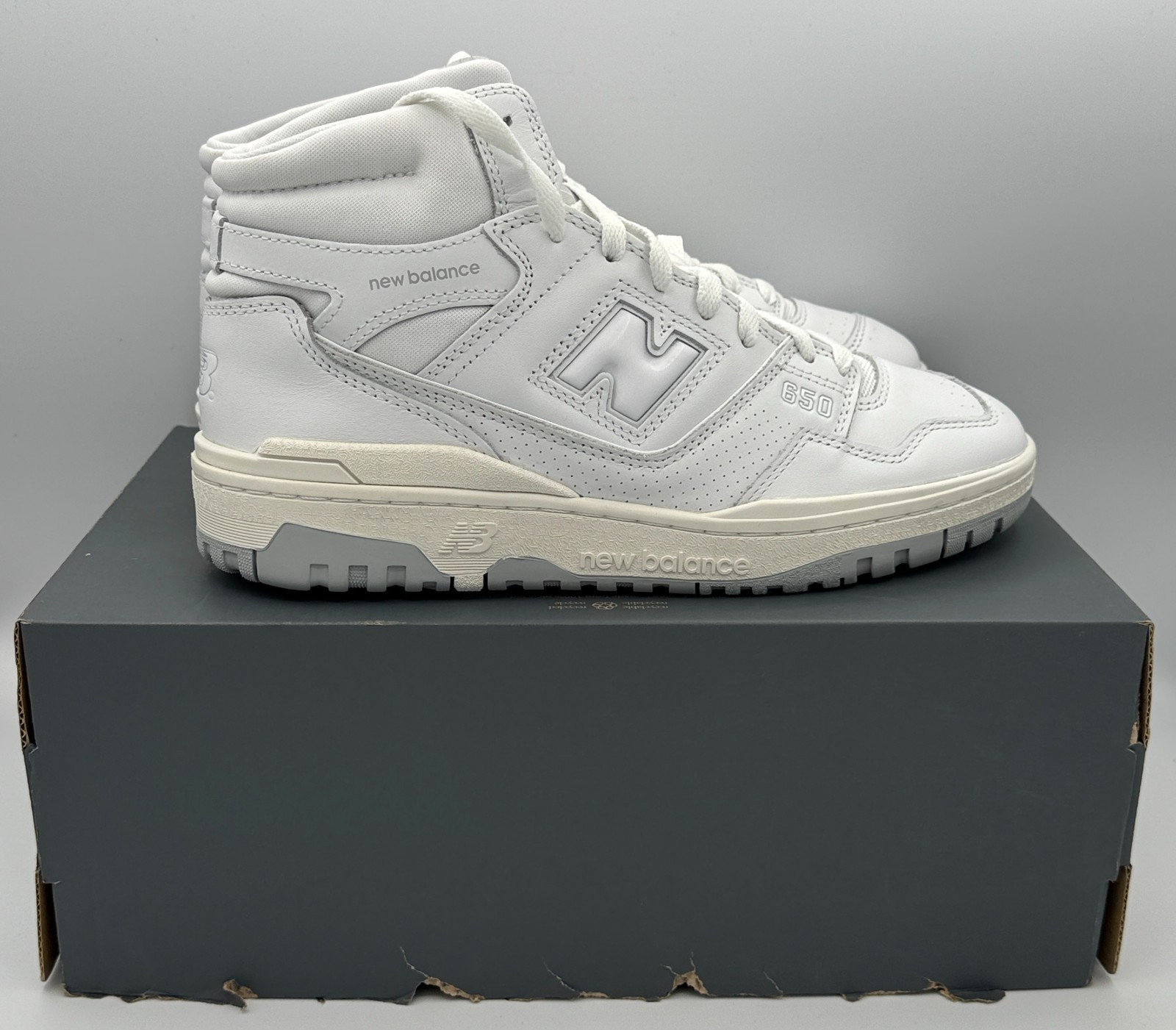 New Balance 650R Shoes Mens Size 8.5 D White Outdoor BB650RWW