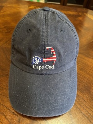Cuffys Of Cape Cod Men s One Size Fits All Blue Hat American Flag Cape Logo