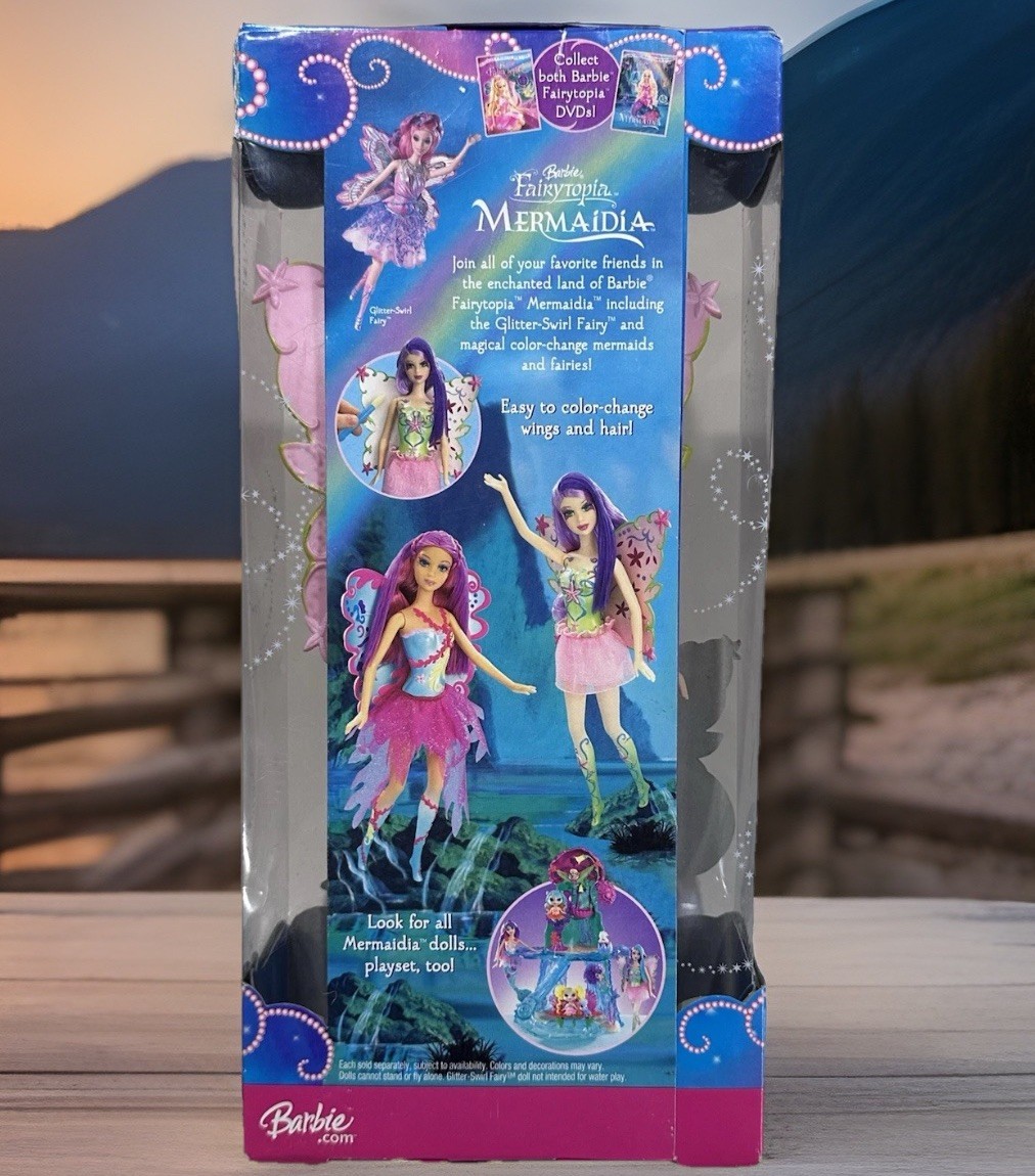 Barbie Fairytopia Mermaidia Doll w color changing hair and Wings