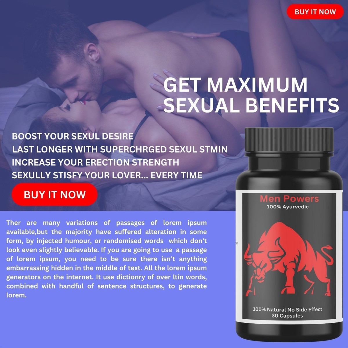 Golden Bullet - Pilules Sexuelles 100% Naturelles pour Hommes, DURÉE 4-7 JOURS