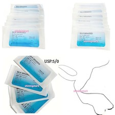 12pcs/box Dental Silk Braided Training Medical Sutures Non-Absorbable 3/0 4/0