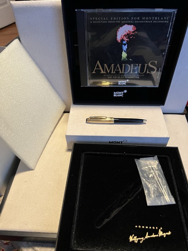 MONTBLANC, MOZART, Solitaire, Silver & Gold, Rare, NOS, France 🇫🇷