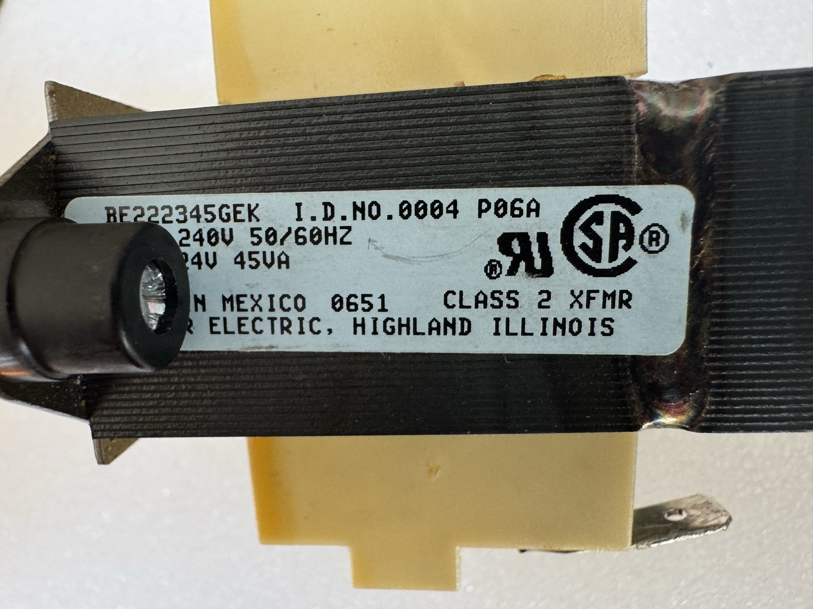 MOTOROLA FPN5556A CLASS 2 TRANSFORMER pour circuits CVC - 4