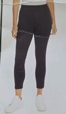 NEW Nine West Women's Heidi Pull On Crop Pants Black Size 6 59.50 Retail