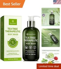Therapeutic Tea Tree Body Wash - Soothe Oily, Dry Sensitive Skin, 11.8 fl oz