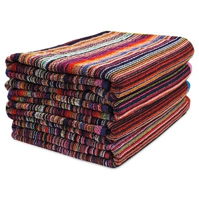 BolBom*S Bath Towel Set 4 Pack,30 x 60 Inches Large 100% Cotton 6, Copper 