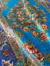 Silk rug carpet handmade W sign Qomm Ghomm/KPSI 650- Email me and ask the origin