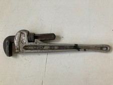 Ridgid 18" Aluminum HD Pipe Wrench Model 818 USA Made Heavy Duty 2-1/2" Capacity