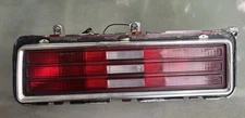 75 Pontiac Ventura Tail Light Housing Left Hand Rear - Untested Bulbs/Sockets