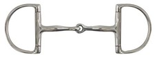 Showman Stainless Steel D-Ring Bit w/ 5" Broken Snaffle Mouth
